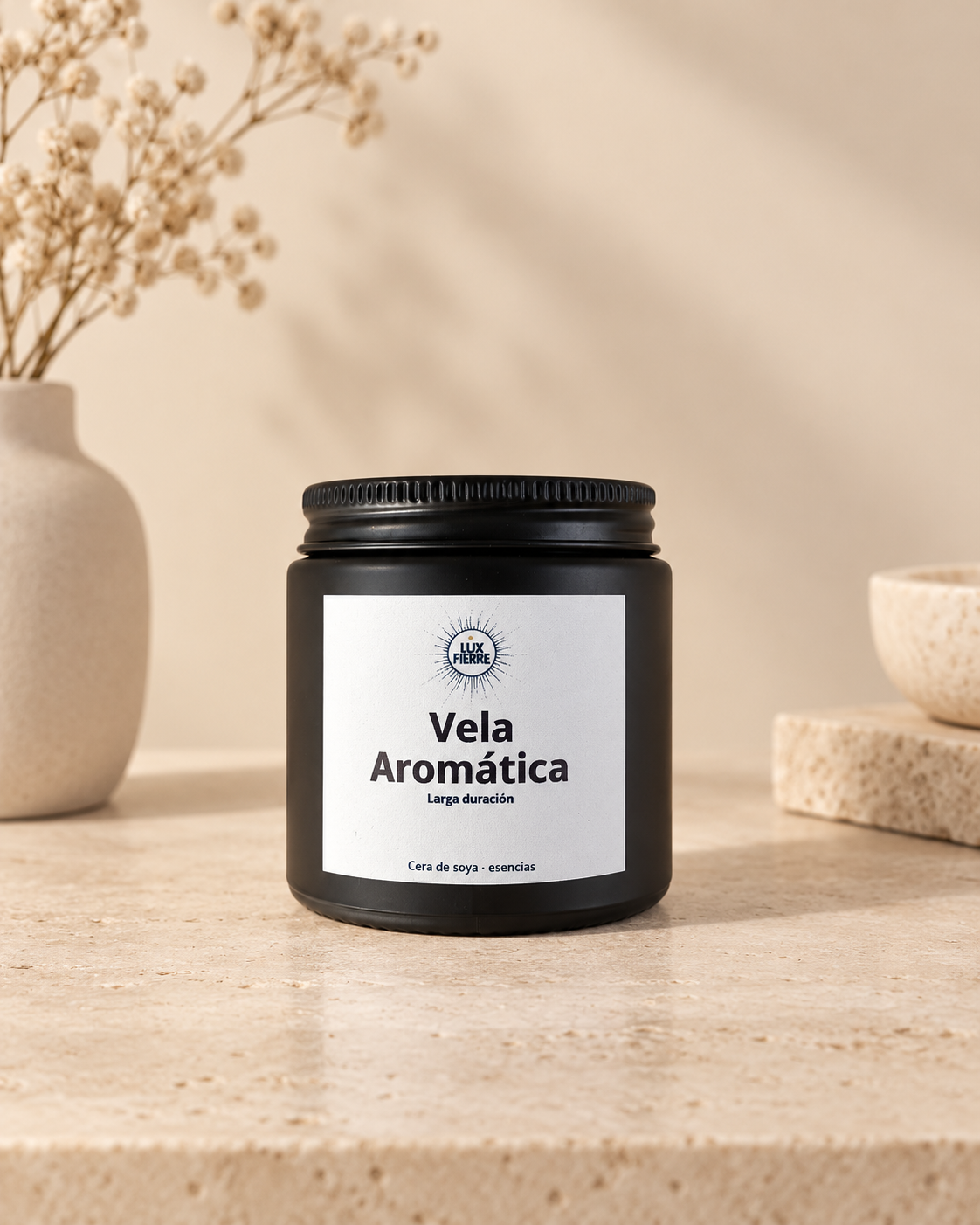 Vela aromática | Negro