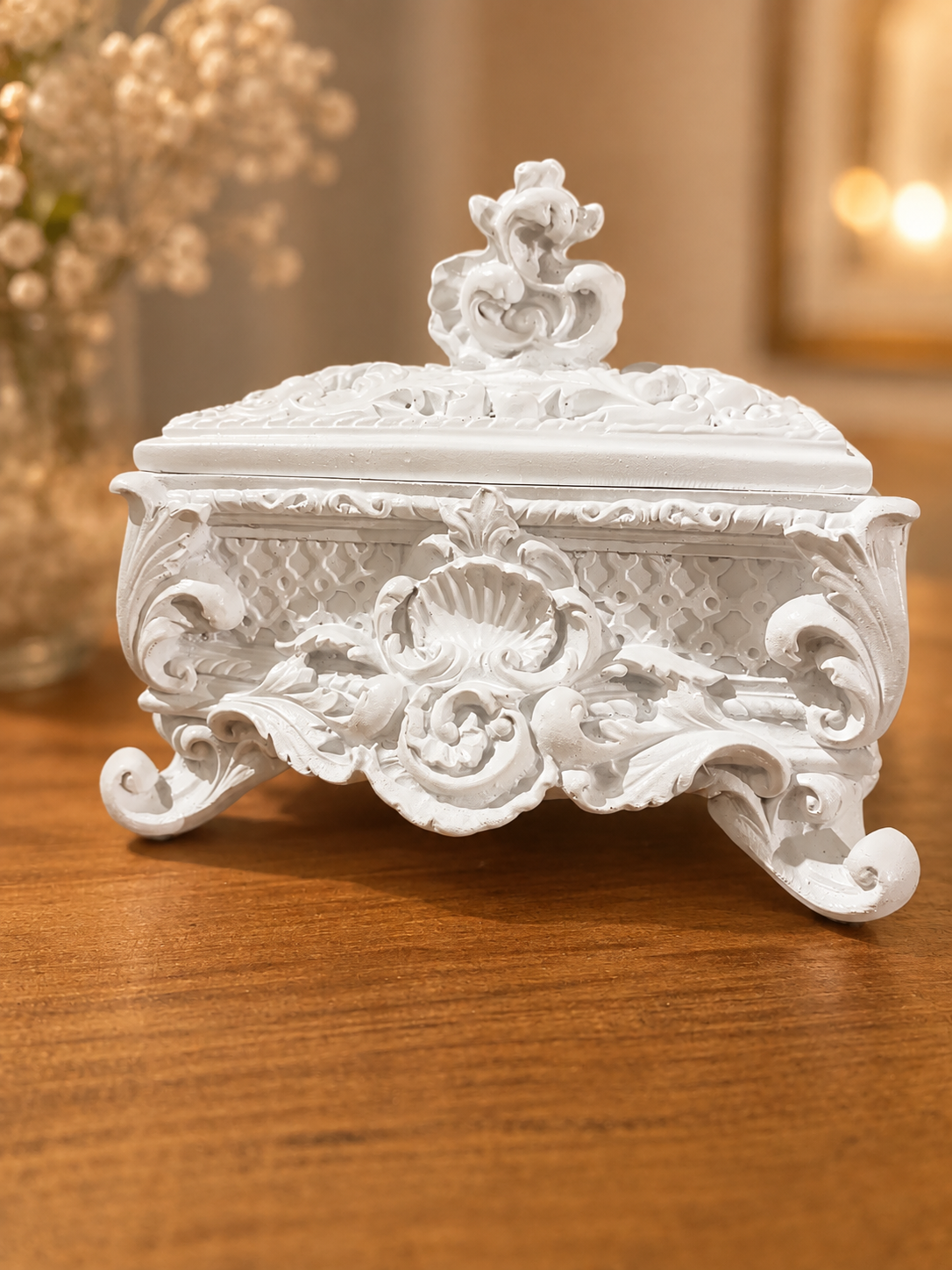 Caja de Yeso Decorativa