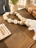 Borla madera tallada M